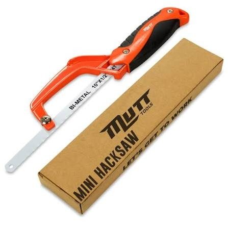 Mini Hacksaw Frame with Blade for Electronics & DIY Projects media 1