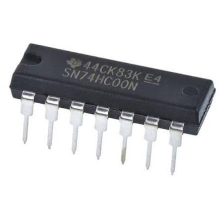 IC 7400 Quad 2-Input NAND Gate DIP-14 Logic IC media 1