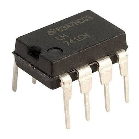UA741 / LM741 Operational Amplifier (Op-Amp) IC DIP-8 media 1