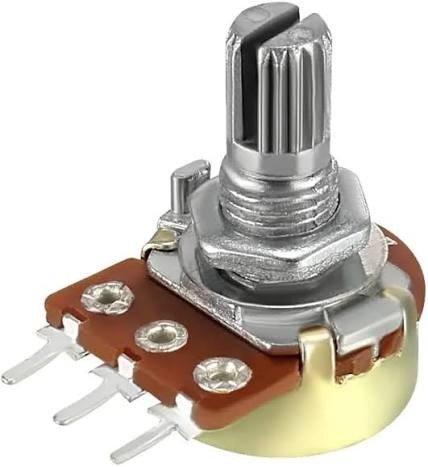 10kΩ Rotary Potentiometer Through-Hole Variable Resistor