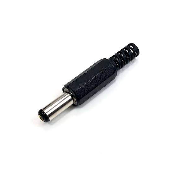 DC 12V Male Power Plug Connector (5.5mm × 2.1mm)